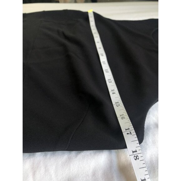 Vintage Boston Proper Women's Sleeveless Shift Dress M Black Little Black Dress - Picture 4 of 6